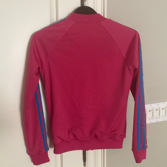 Pink and blue Adidas zip up - Picture 1 of 3